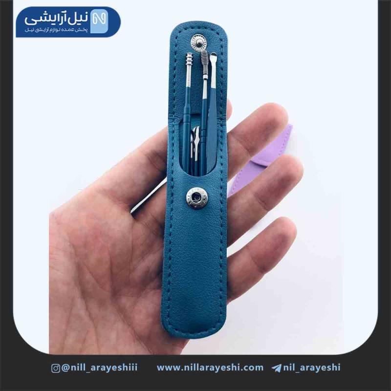 ست گوش پاککن کیف چرمی