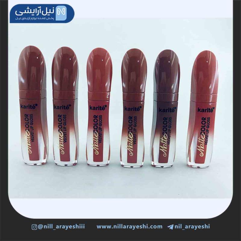 رژ لب مایع کاریته سری ولوت کد 47D