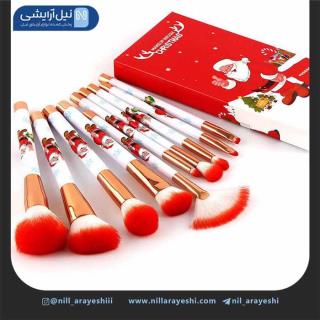 ست براش ده تیکه جعبه دار کریسمس