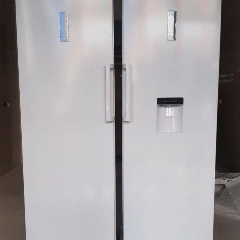 یخچال فریزر دوقلوی یونیوا سفید مدل TW627W1 و TW627SS1
