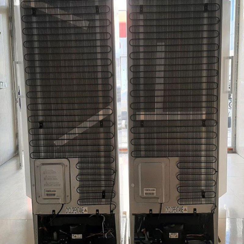 یخچال فریزر دوقلوی یونیوا سفید مدل TW627W1 و TW627SS1