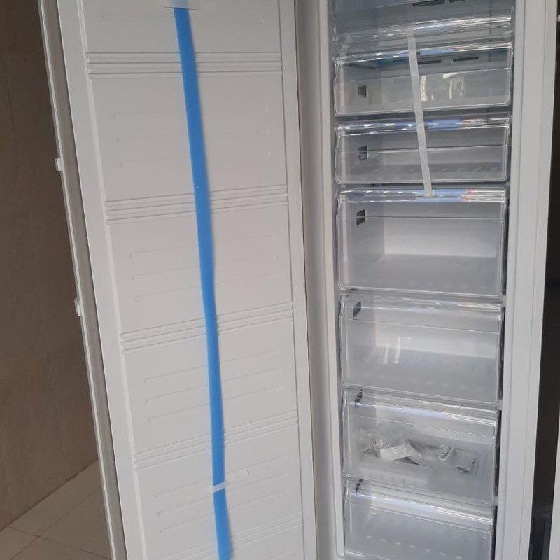 یخچال فریزر دوقلوی یونیوا سفید مدل TW627W1 و TW627SS1