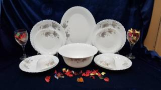 سرویس 6 نفره ارکوپال قالب گرد طرح ژالین طوسی