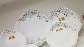 سرویس 26 پارچه ارکوپال مقصود مدل لاریس سبز