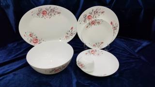 سرویس 26 پارچه ارکوپال مقصود مدل گلوریا صورتی