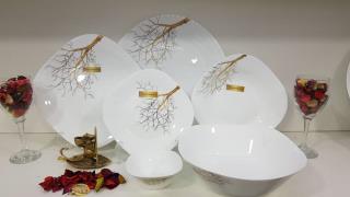 سرویس 6 نفره ارکوپال قالب مربع کلاسیک درخت طلا