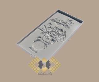 قالب سنگ مصنوعی تابلو گل