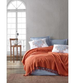 ست رو تختی کاتن باکس مدل Jakarli طرح Origin رنگ Tarcin