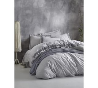 ست رو تختی با پیکه کاتن باکس مدل Nature رنگ Gri دو نفره 5 تکه