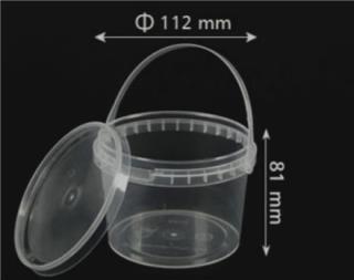 ظرف ماکروویوی یکبار مصرف ۶۱۰ سی سی (کارتن ۲۰۰ تایی)