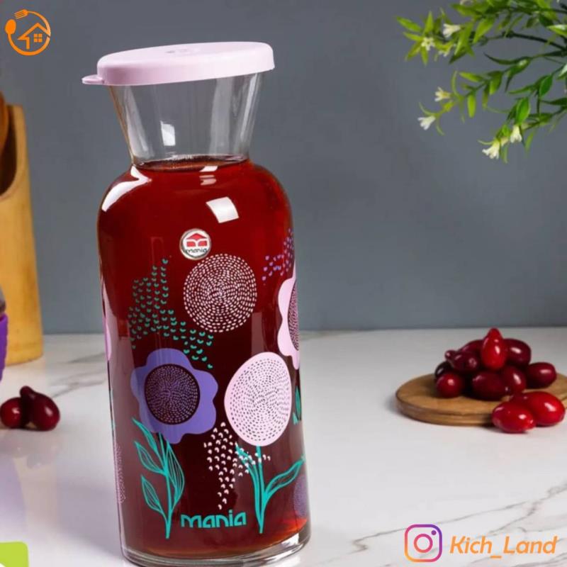 پارچ درب دار شیشه ای