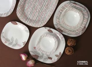 سرویس غذاخوری 25 پارچه طرح پینت کد 506