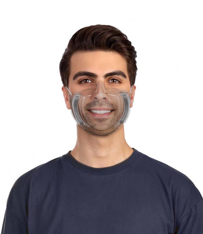 ماسک لبخند فیلتردار شفاف (ماسک خندوانه) + ۱۲ فیلتر رایگان