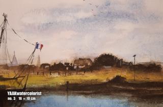 نقاشی آبرنگ کد CM3