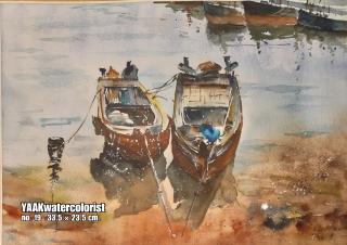 نقاشی آبرنگ کد CM19