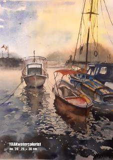 نقاشی آبرنگ کد CM20