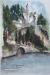 نقاشی آبرنگ کد OM24