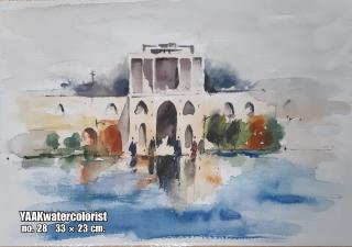 نقاشی آبرنگ کد CM28
