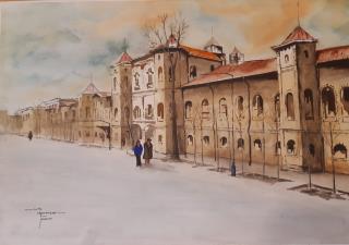 نقاشی آبرنگ کد OM31