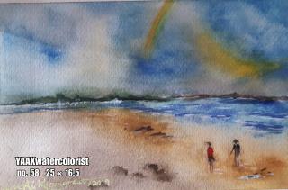 نقاشی آبرنگ کد CM58