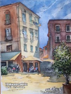 نقاشی آبرنگ کد CM63