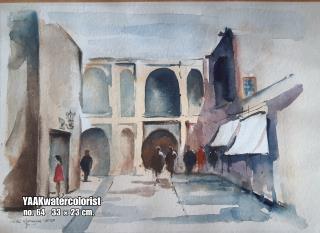 نقاشی آبرنگ کد CM64