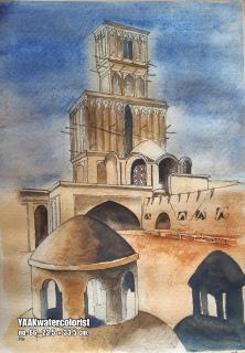 نقاشی آبرنگ کد CM66