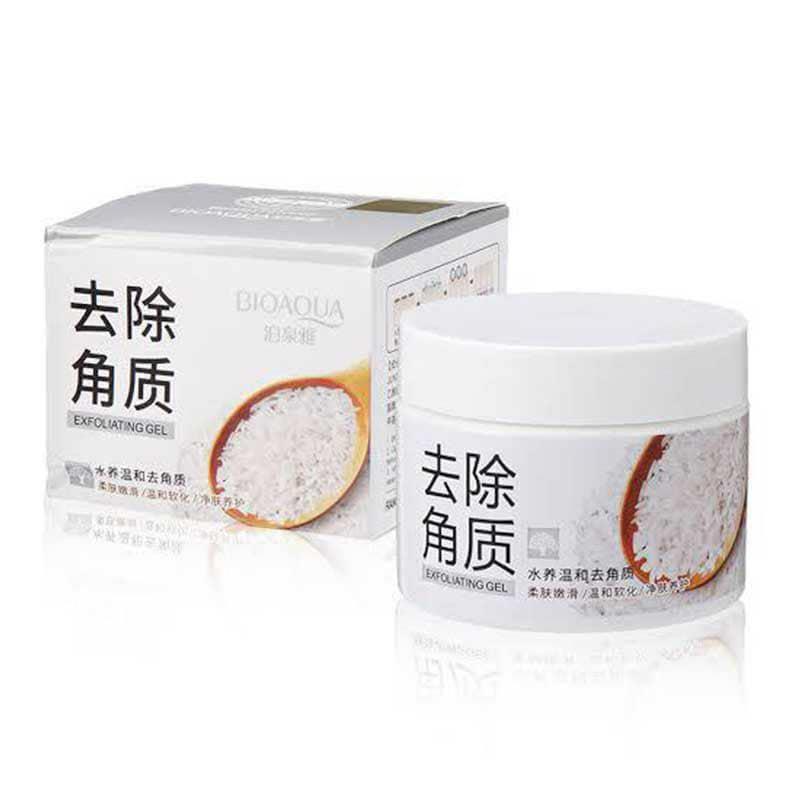 ژل کرم روشن کننده و لایه بردار برنج بیوآکوا Exfoliating rice