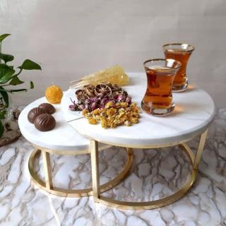 استند دو تایی با رویه سنگ