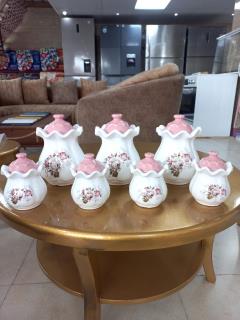 پا سماوری 7 پارچه سرامیکی