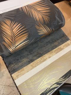 کاغذ دیواری طلاکوب