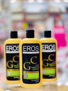 شامپو حاوی عصاره چای سبز ایروس مناسب موهای چرب