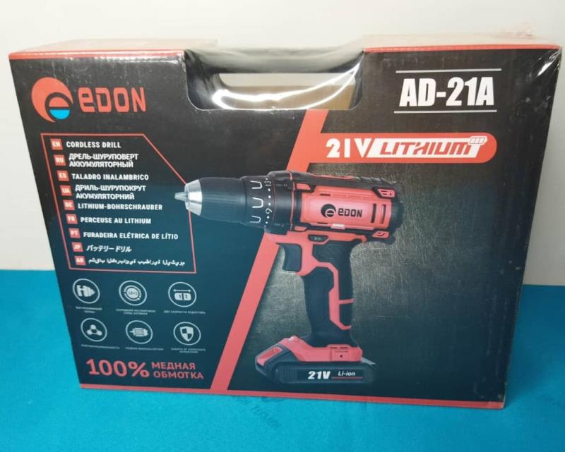 پیچ گوشتی شارژی ادون مدل AD-21C