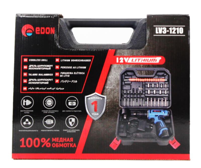 دریل پیچگوشتی شارژی ادون مدل LV3-1210