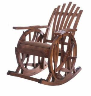 صندلی راک تنه درختی با کفی