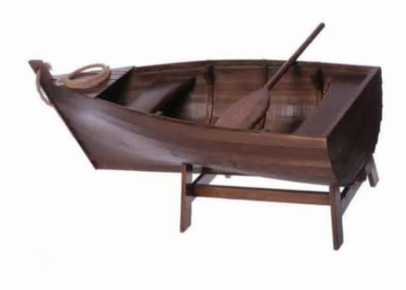 میز جلو مبلی چوبی طرح قایق