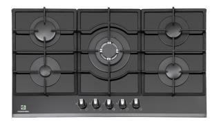 اجاق گاز شیشه ای 5 شعله PB5213