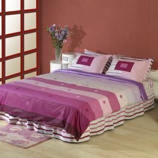 ست لحاف روتختی یکنفره 3 تکه طرح پرتی Pretty رانفرس