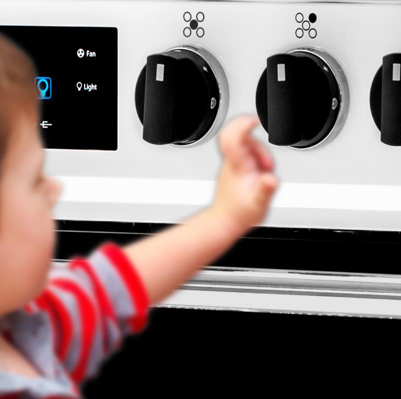 اجاق گاز 5 شعله فر دار سفید والنتینو دیجیتال SGC5-6112N