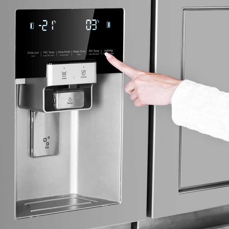 یخچال فریزر ساید بای ساید پرایم ۲ در بزرگ مدل D2S-1037