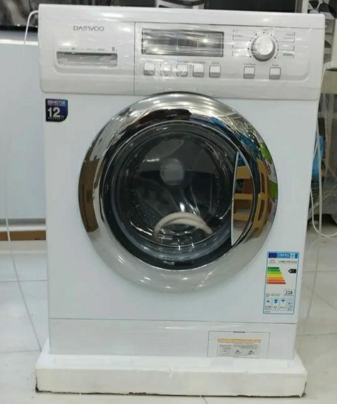 ماشین لباسشویی اتوماتیک دوو ظرفیت 8 کیلو
