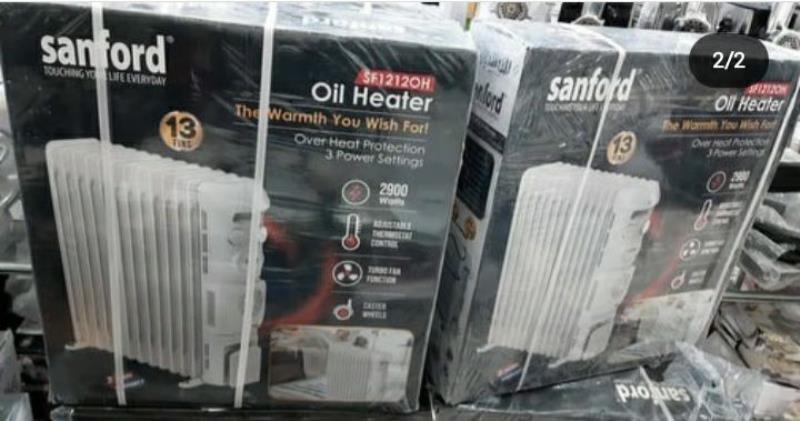 شوفاژ روغنی مارک سانفورد مدل SF1212OH