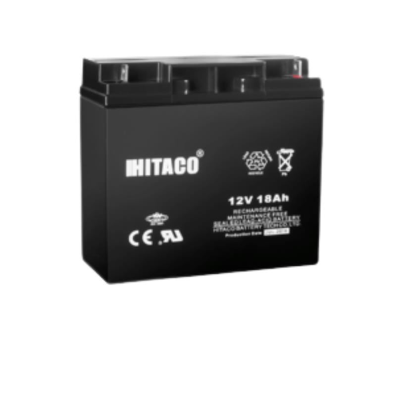 باتری سیلد اسید قابل شارژ 12 ولت 18 آمپرساعت هیتاکو HITACO