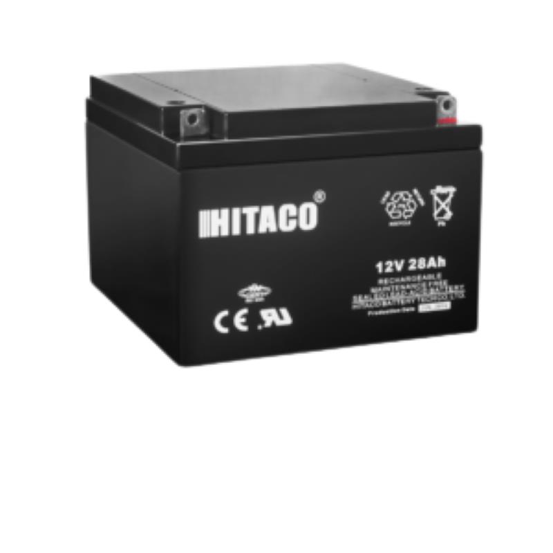 باتری سیلد اسید قابل شارژ 12 ولت 28 آمپرساعت هیتاکو HITACO