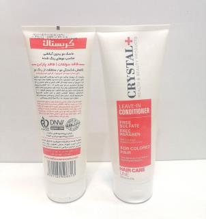 ماسک مو حجم دهنده بدون آبکشی کریستال 250ml موهای رنگ شده