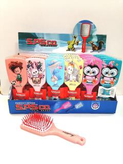 برس کودک طرح دار sps دندانه پلاستیکی