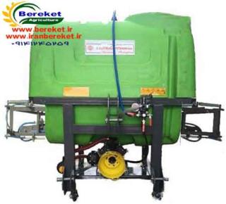 سمپاش پشت تراکتوری 600 لیتری بوم دار با پمپ برتولینی ساخت ایتالیا
