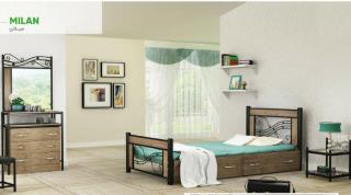 تخت یک نفره مدل MILAN