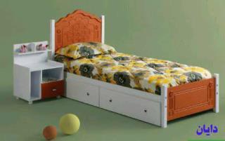 تخت خواب یک نفره مدل دایان