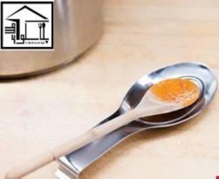 زیر قاشقی تمام استیل فرم دار مدل:ST-52 کد :590025